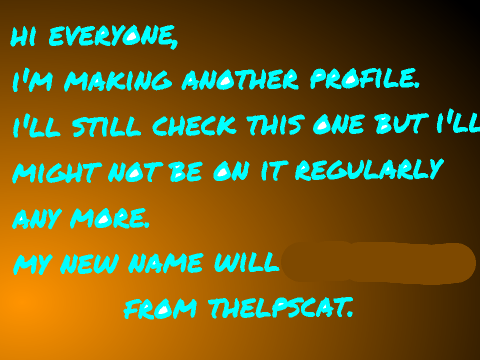 a new profile