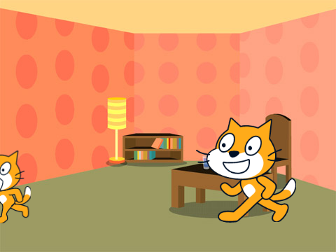 SCRATCH CAT FINDS OUT SOMETHING WEIRD