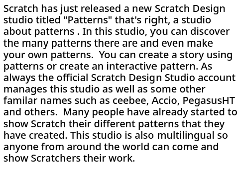 New SDS out now.