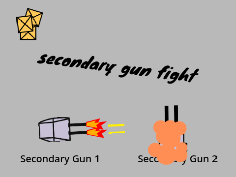 Bismarck Secondary Gun fight