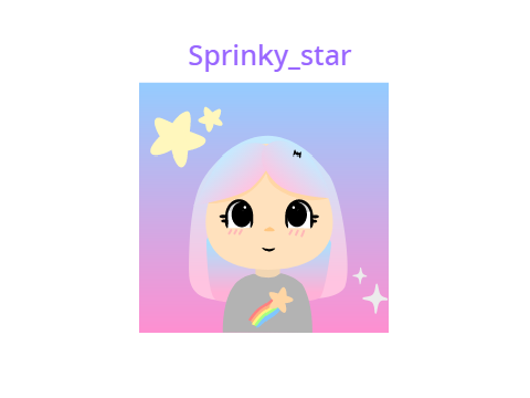 Pfp for sprinky_star