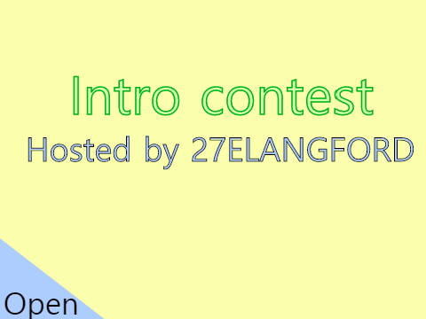 80 Follower intro contest [Entry]