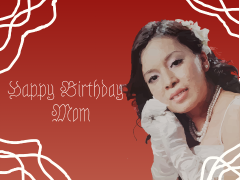 Happy Birthday Mom ♥ An Extremely Detailed Blockshade