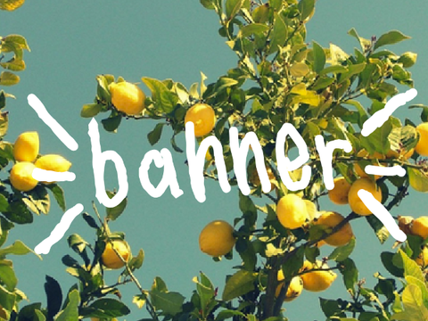 ↪  creating a banner