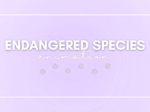 endangered species.