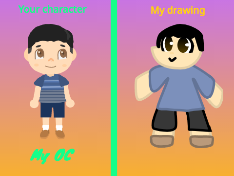 I'll draw your character! (remix) remix