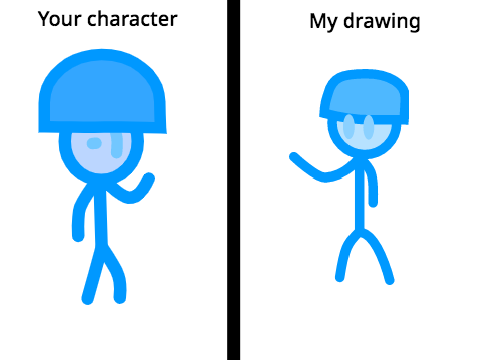 I'll draw your character! remix remix