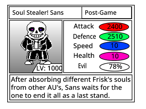 Soul Stealer! Sans Stats
