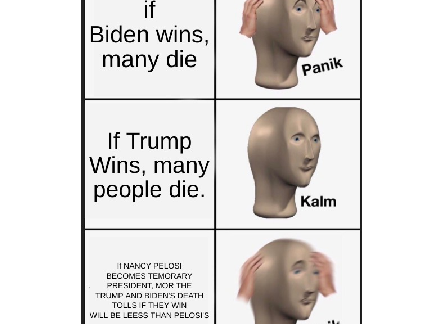 EITHER OUTCOME OF THE ELECTION