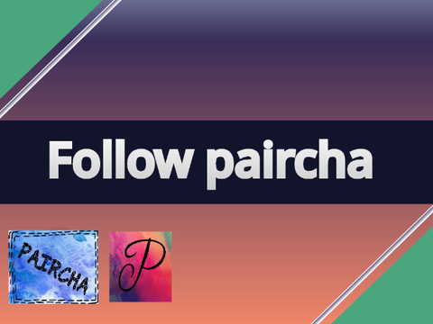 ⭐Follow paircha⭐