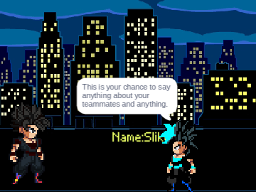 The Mission Sliku,Character Time!