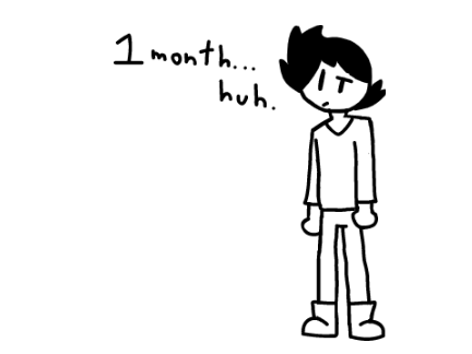 1 month art