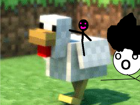 Add someone chasing the chicken! 