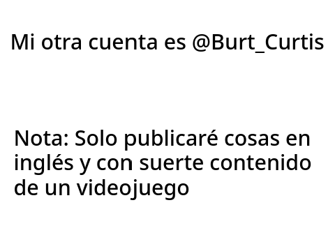 MI 2ª CUENTA!