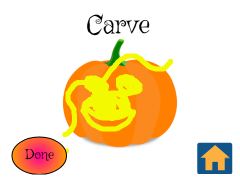 Halloween Carving by Zoey