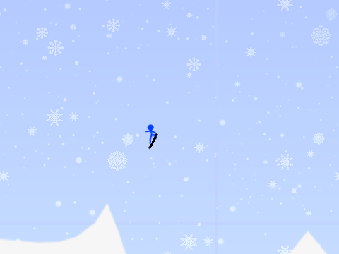 Snowboard Physics Test big jumps