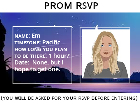 LGBTQ+ PROM RSVP CARD remix