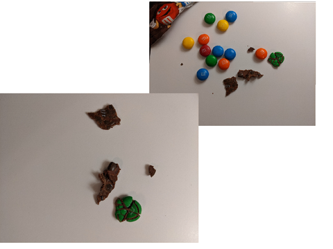 I'm never opening a pack of m&ms again