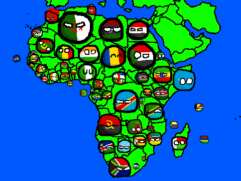 Africa Countryballs