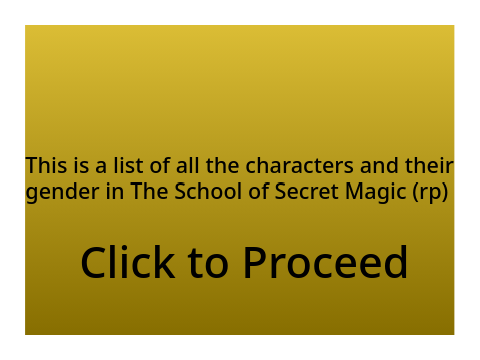 Students and Teachers in The School of Secret Magic (rp) 