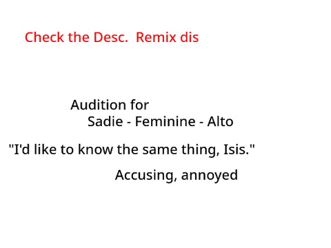 PANTHEON- Auditions!!! remix