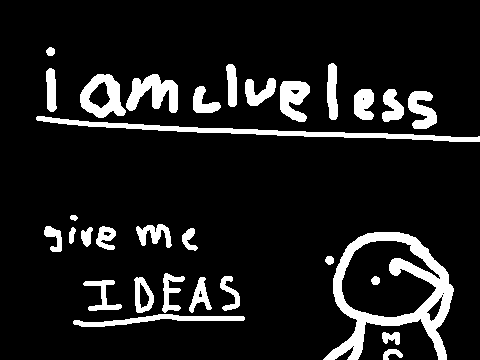 I am clueless
