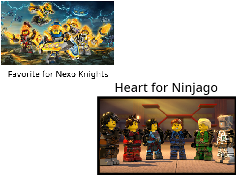 Ninjago vs. Nexo Knights 