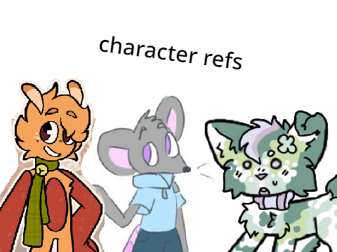 some character refs!