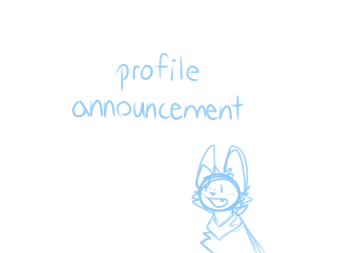 profile announcement