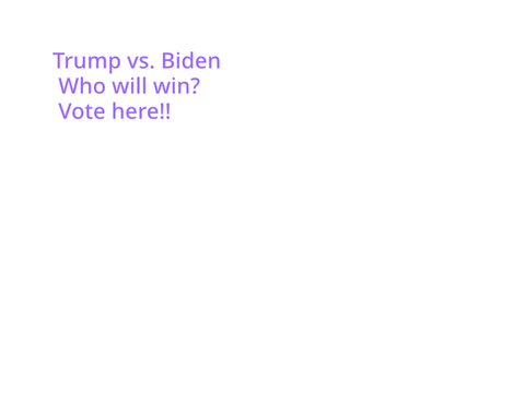 Trump vs. Biden Poll