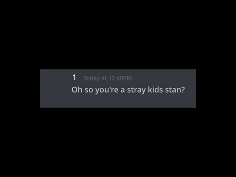 Oh, so you're a Stray Kids Stan?