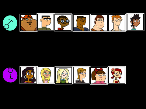 Make your own Total Drama Revenge of the Island but Gender!