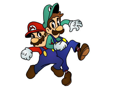 Mario & Luigi Vector Art