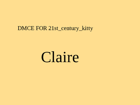 900+ DMCE || 21st_century_kitty