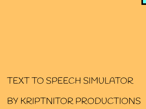 Text to Speech Simulator [Languages/Faces soon]