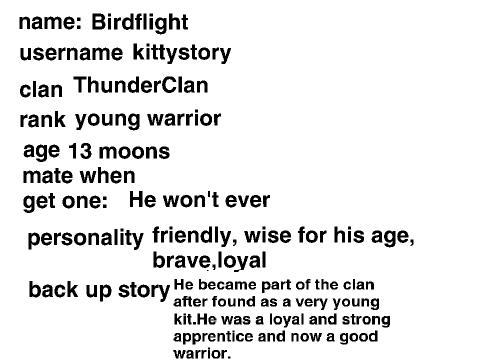 warrior cats rpg sign up(please join) remix