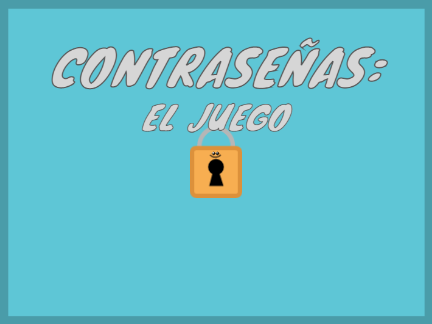 Contraseñas: el juego