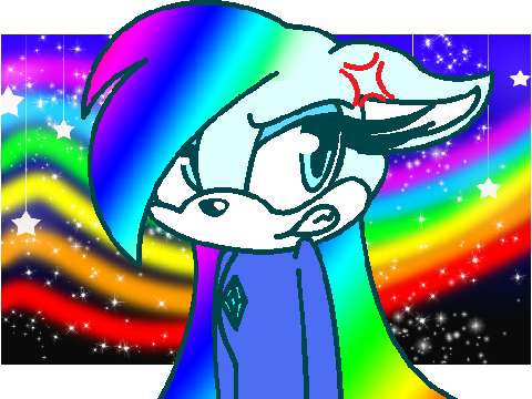 Crystal Dyes Her Hair Rainbow!