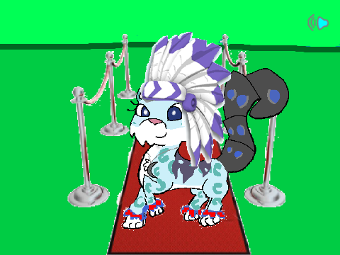 Dress Up Snowy the Snow Leopard!