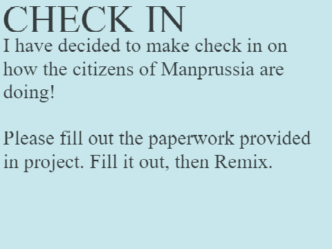 Manprussia Population Check in remix