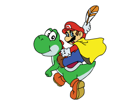 Mario World Vector Art