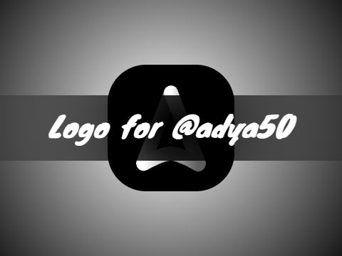 My Entry || Logo for @adya50