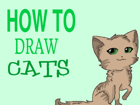 How to draw a cat ʕ•ᴥ•ʔ