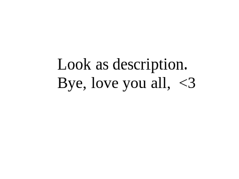 Leaving! 