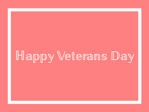 -Happy Veterans Day-