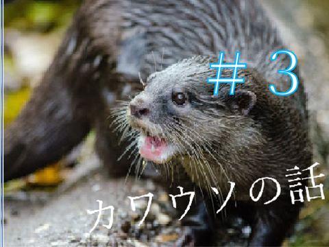 カワウソの話　＃3　オオカワウソの生態（続き）