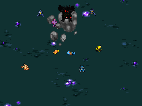 Add yourself fighting the dark Pokémon remix