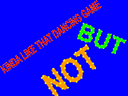 Kinda like that dancing game BUT NOT