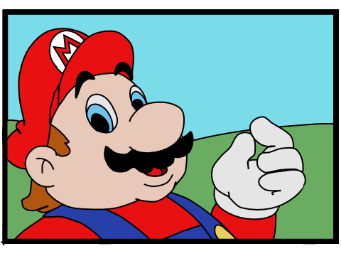 Hotel Mario Vector Art