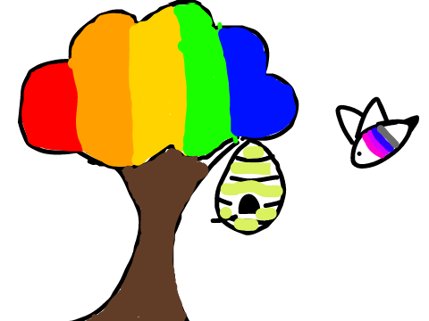 Add yourself as a gae bee flying into the gae hive on the gae tree